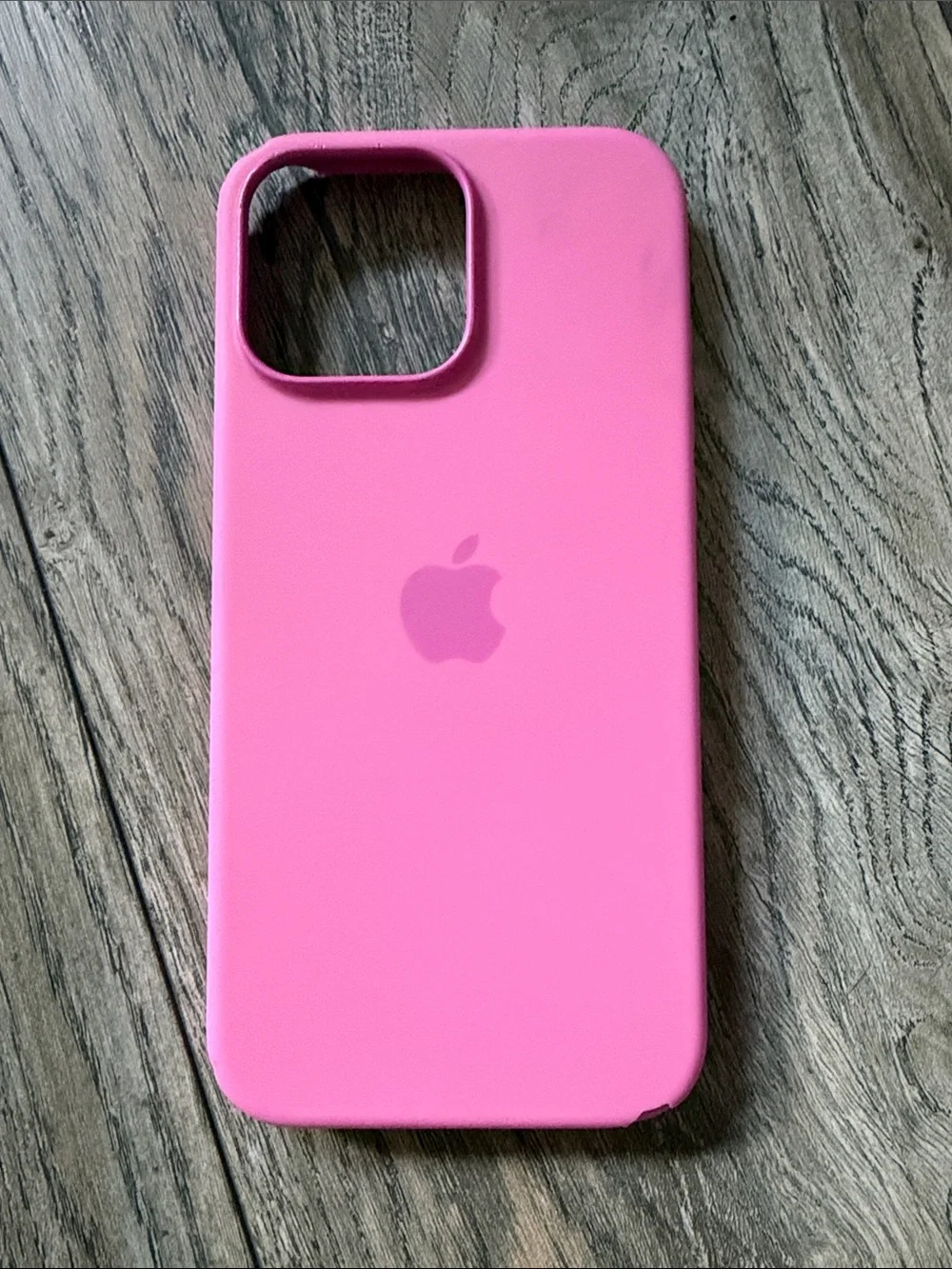 Apple Pink Silicone iPhone Case with Apple Logo
